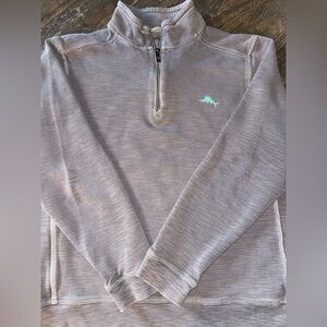 Tommy Bahama Tobago Bay Half-Zip Sweatshirt Size Large Great Preowned Condition